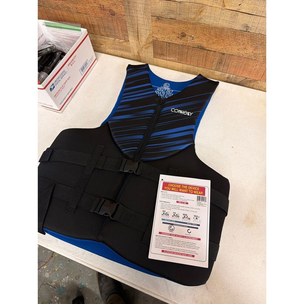Connelly Big Promo Neo CGA Life Jacket - Blue 2XLT